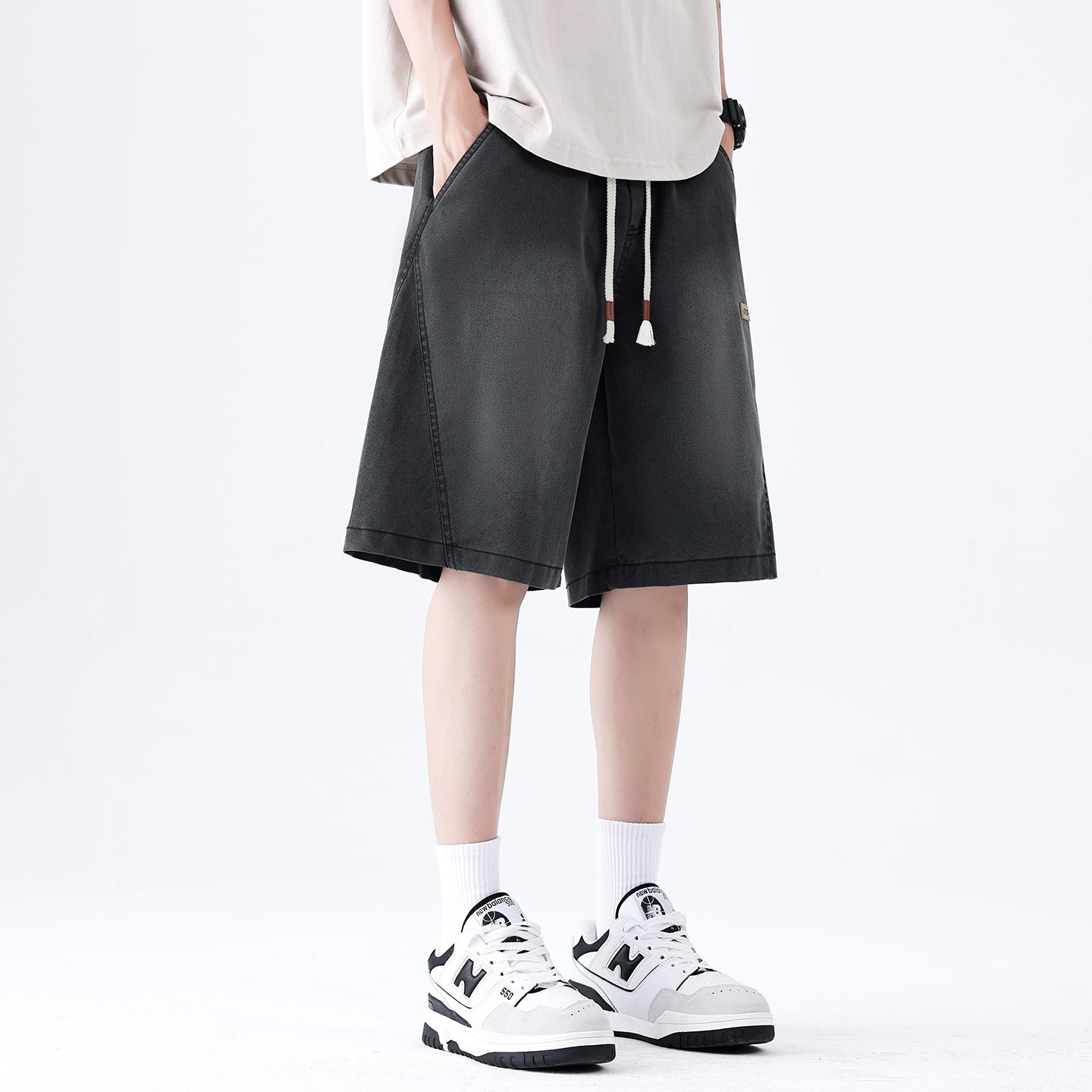 Streetwear Brand Jorts - 브랜드 의류 여름 얇은 남성용 조츠
