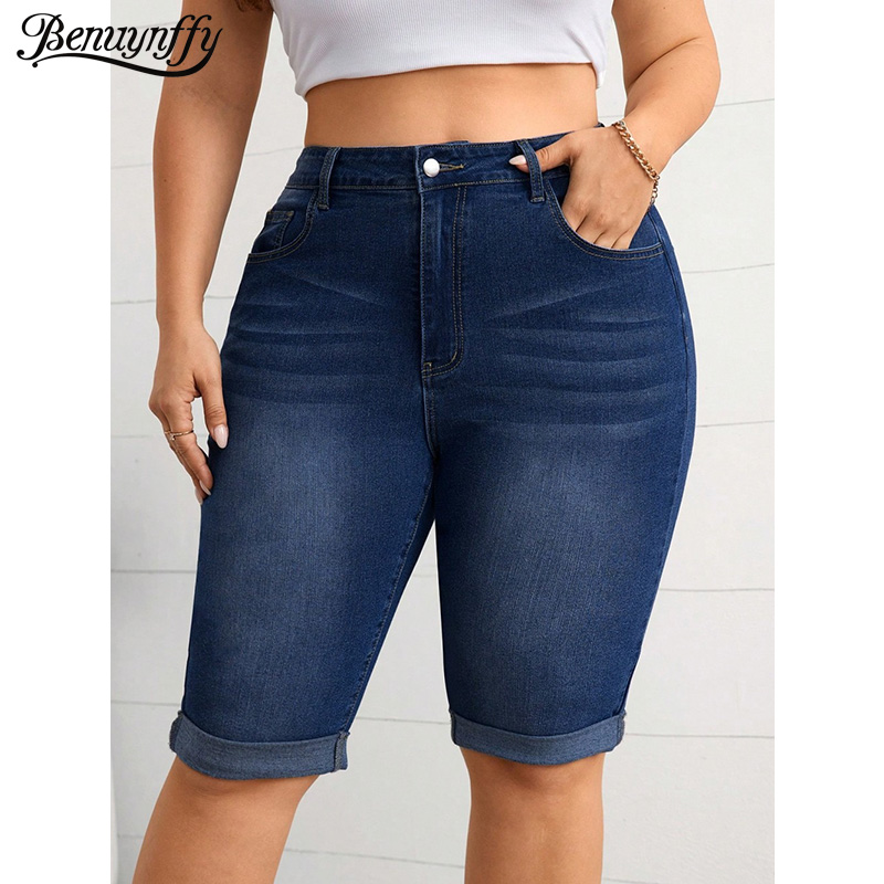 Streetwear Brand Pants - Benuynffy 플러스 사이즈 빈티지 미드 웨이스트