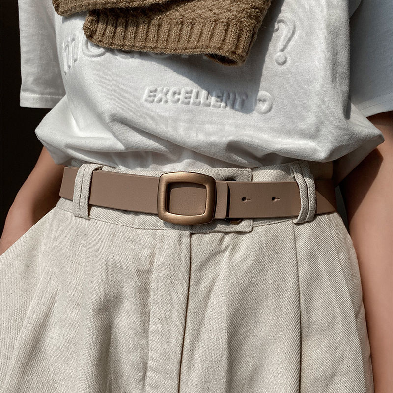 Off White Belt - 2021 여성을위한 새로운 벨트 정품 가죽