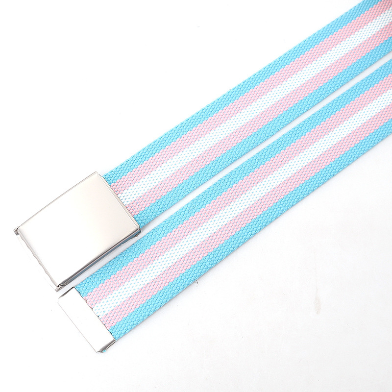 120cm 다채로운 줄무늬 캔버스 벨트 여성 청바지 허 - Off White Belt 리뷰 및 가격
