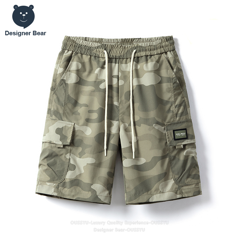브랜드 의류 여름 카고 카모 반바지 남성 멀티 포켓 배 - Streetwear Brand Pants 리뷰 및 가격