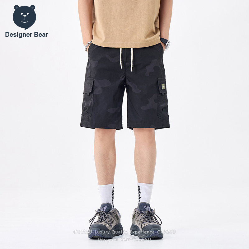 브랜드 의류 여름 카고 카모 반바지 남성 멀티 포켓 배 - Streetwear Brand Pants 리뷰 및 가격