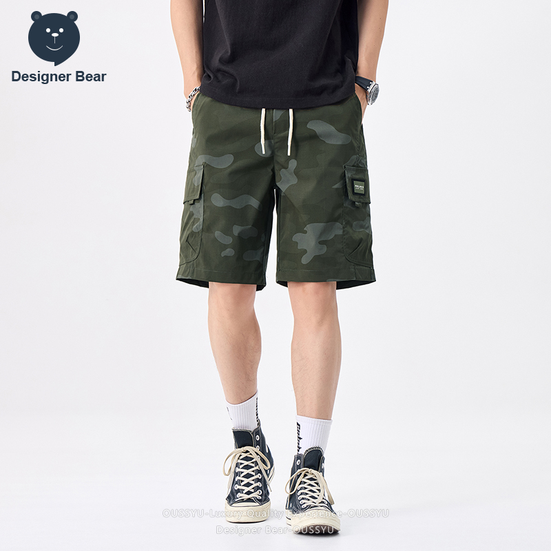 브랜드 의류 여름 카고 카모 반바지 남성 멀티 포켓 배 - Streetwear Brand Pants 리뷰 및 가격