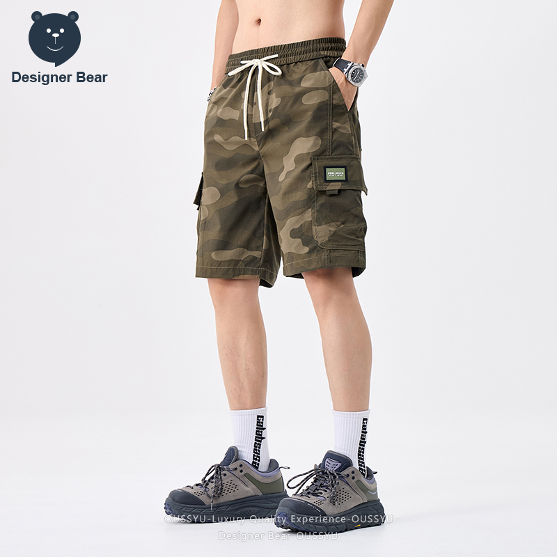 브랜드 의류 여름 카고 카모 반바지 남성 멀티 포켓 배 - Streetwear Brand Pants 리뷰 및 가격