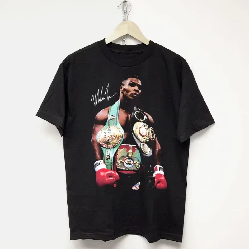 2026Mike Boxing 프린트 레트로 티셔츠, 유 - Streetwear Brand Trends 리뷰 및 가격