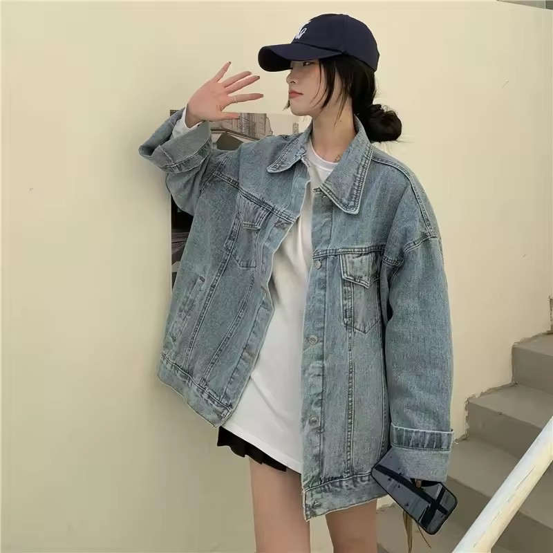 2025 새로운 패션 데님 재킷 여성 한국어 느슨한 캐 - Streetwear Brand Pants 리뷰 및 가격
