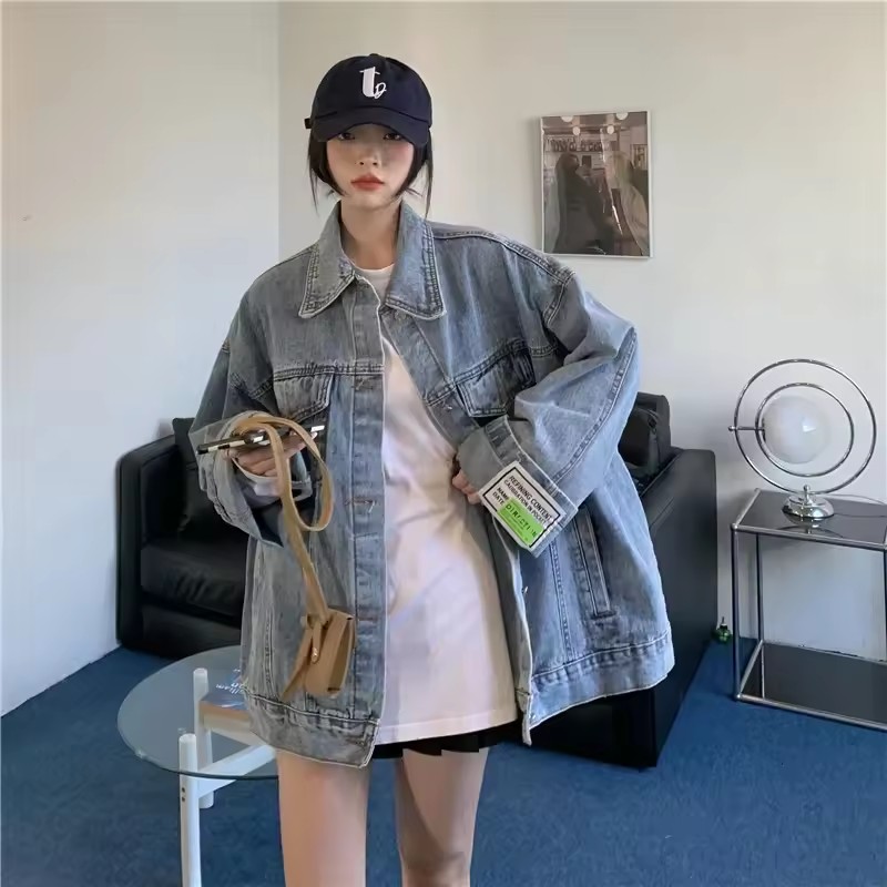 2025 새로운 패션 데님 재킷 여성 한국어 느슨한 캐 - Streetwear Brand Pants 리뷰 및 가격