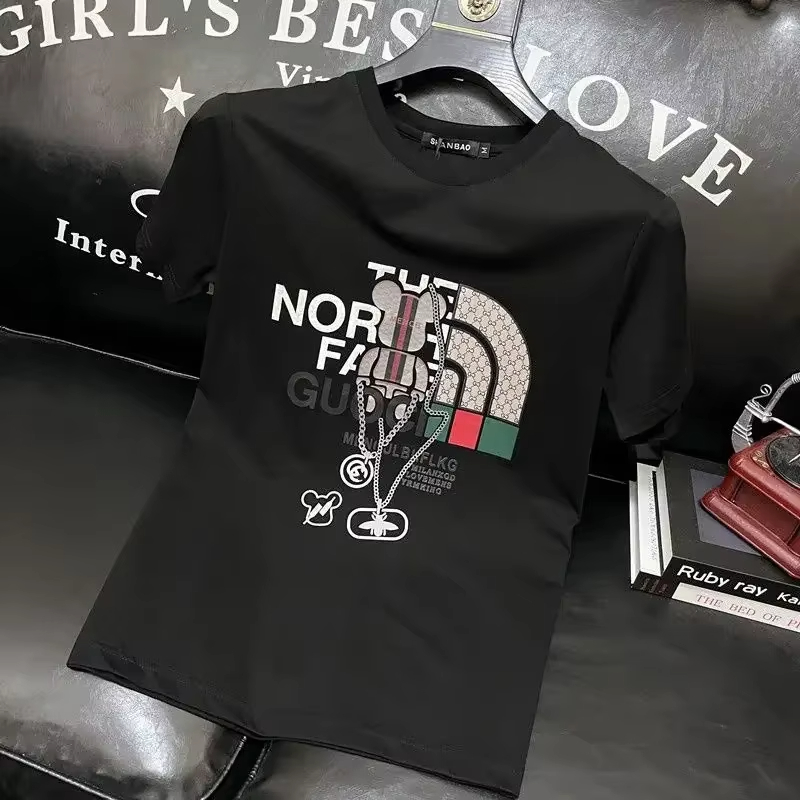 100% 순면 남성용 명품 브랜드 레터 프린트 티셔츠, - Streetwear Clothing Brand 리뷰 및 가격