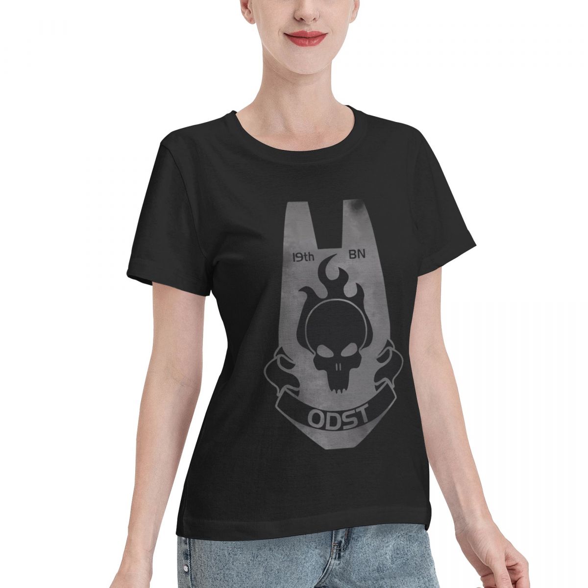 No Fade UNSC 패치 ODST 브랜드 여성용 티 - Gothic Streetwear Brand 리뷰 및 가격