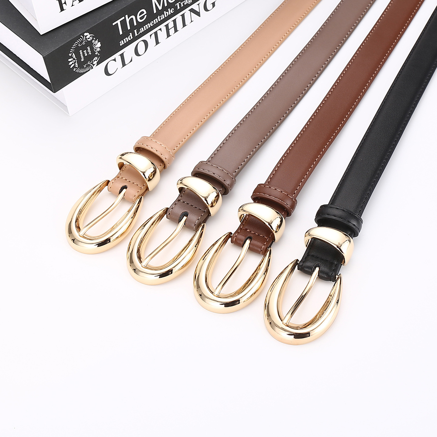 여성용 천연 가죽 벨트, 다용도 장식용 크로스보더 베스 - Off White Belt 리뷰 및 가격